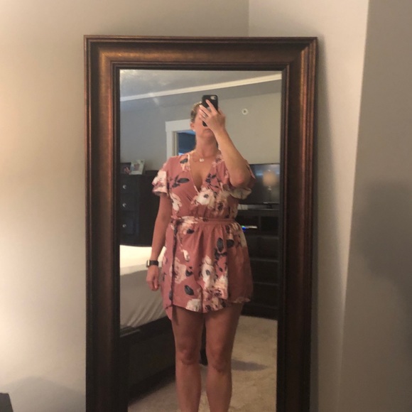 WILA Pink Floral Print Romper - Picture 5 of 6